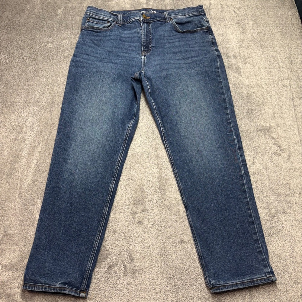 Sonoma Goods For Life Mens Straight Leg Jeans Blue Medium Wash 36x28 (Tag 38x34)